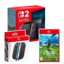 Nintendo Switch 2 Bundle - Zelda Breath of the Wild + Joy-Con 2 Pair