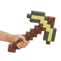 Minecraft Gold Pickaxe - Plastic Replica (35 cm)