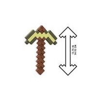 Minecraft Gold Pickaxe - Plastic Replica (35 cm)