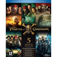 Pirates Of The Caribbean 1 - 5 (Blu-Ray)