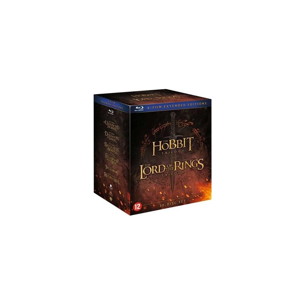 Hobbit & Lord Of The Rings Trilogy (Blu-Ray)