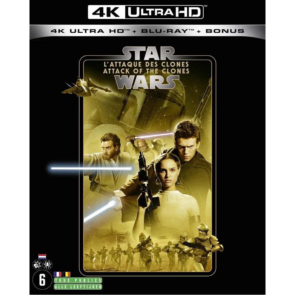 Star Wars Episode 2 - Attack Of The Clones (Blu-Ray Ultra HD) Star Wars Episode 2 - Attack Of The Clones (Blu-Ray Ultra HD)