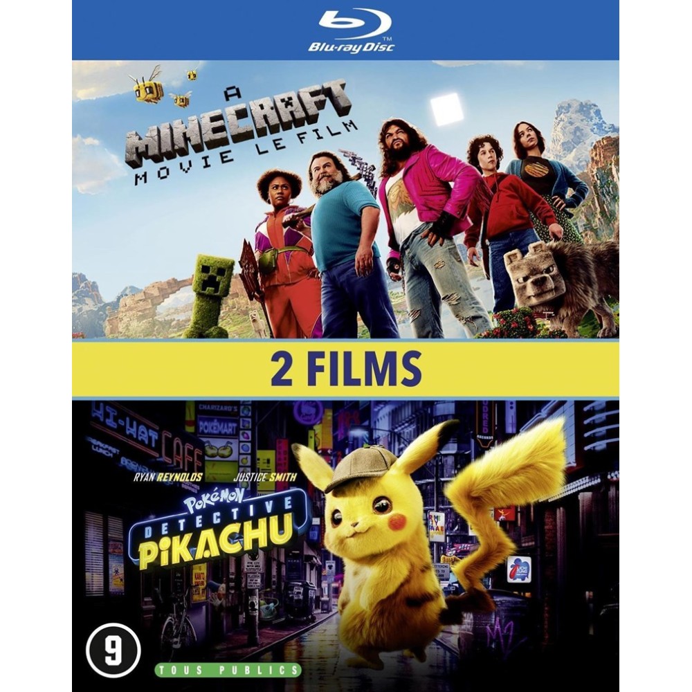 A Minecraft Movie & Pokemon Detective Pikachu (Blu-Ray) A Minecraft Movie & Pokemon Detective Pikachu (Blu-Ray)