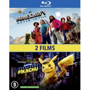 A Minecraft Movie & Pokemon Detective Pikachu (Blu-Ray)