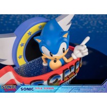 Sonic the Hedgehog Statue Sonic Title Screen 21 cm