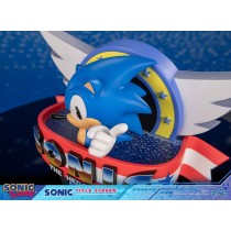 Sonic the Hedgehog Statue Sonic Title Screen 21 cm