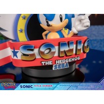 Sonic the Hedgehog Statue Sonic Title Screen 21 cm