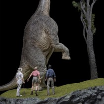 Jurassic Park Demi Art Scale Statue 1/10 Welcome to the Jurassic Park Special Edition 80 cm