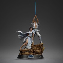Star Wars Deluxe Art Scale Statue - Luke & Leia 41 cm