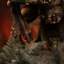 Jurassic Park T-Rex Chase Statue - 30 cm Demi Art Scale