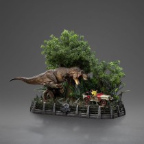 Jurassic Park T-Rex Chase Statue - 30 cm Demi Art Scale