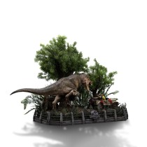 Jurassic Park T-Rex Chase Statue - 30 cm Demi Art Scale