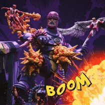 Marvel Demi Art Statue 1/20 X-Men Danger Room Diorama B - 43 cm