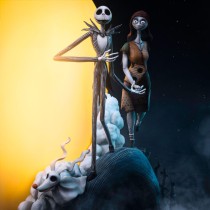 Deluxe Art Scale Statue 1/10 - Jack en Sally | 39 cm