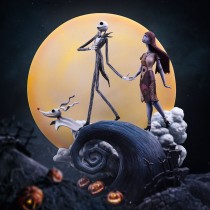 Deluxe Art Scale Statue 1/10 - Jack en Sally | 39 cm