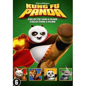 Kung Fu Panda 1 - 4 (Nederlandse DVD's)