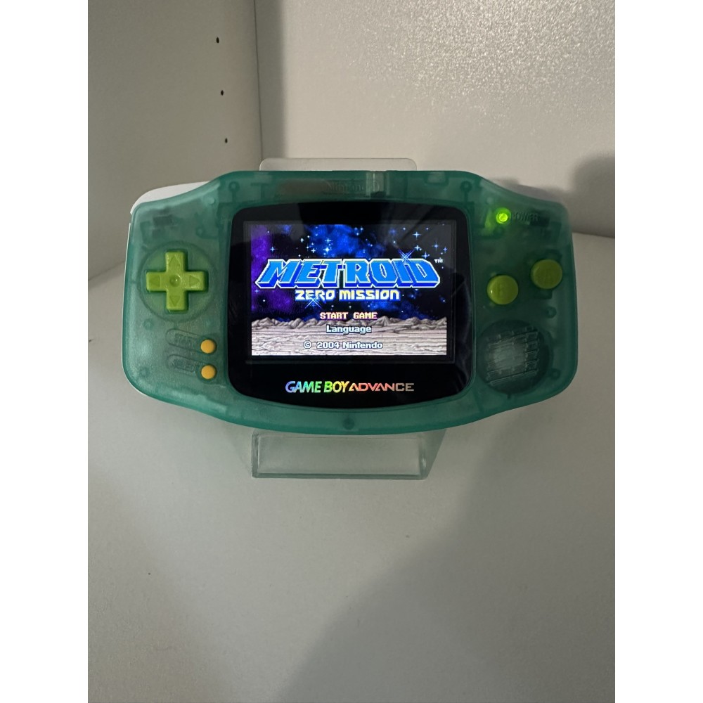 Game Boy Advance - Glow in the Dark shell (AGB-01) - LCD mod (AGS-101)
