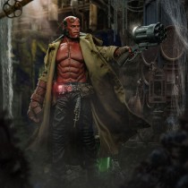 Hellboy Deluxe Art Scale Statue 1/4 Hellboy cm
