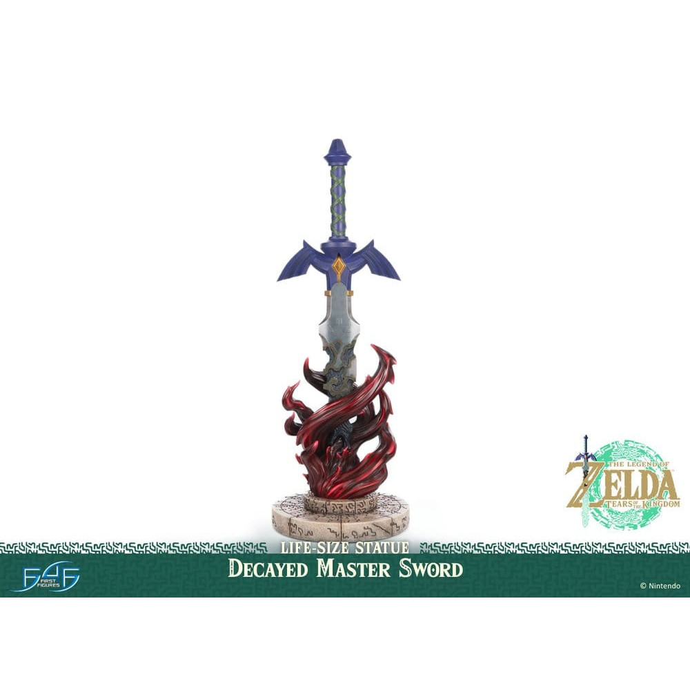 The Legend of Zelda: Tears of the Kingdom Life Size Statue 1/1 Decayed Master Sword 71 cm