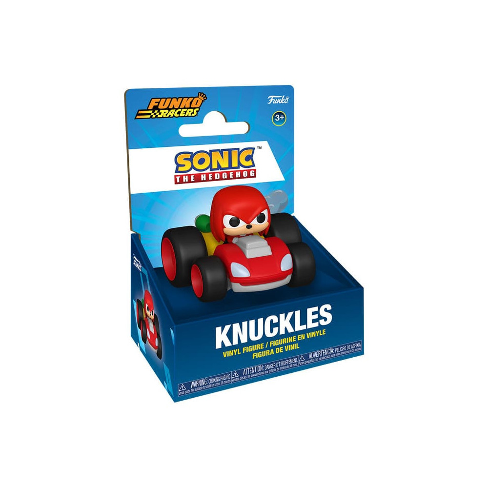 Sonic The Hedgehog Super Racers Diecast Figure Knuckles 5 cm