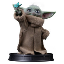 Star Wars: The Mandalorian & Grogu - Grogu Butterfly Wonder (Statue - 15 cm) - Iron Studios