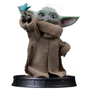 Star Wars: The Mandalorian & Grogu - Grogu Butterfly Wonder (Statue - 15 cm) - Iron Studios
