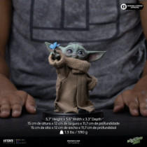 Star Wars: The Mandalorian & Grogu - Grogu Butterfly Wonder (Statue - 15 cm) - Iron Studios