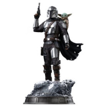 The Mandalorian & Grogu Art Scale Statue 1/10 The Mandalorian and Grogu 25 cm