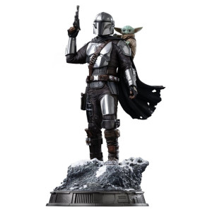 The Mandalorian & Grogu Art Scale Statue 1/10 The Mandalorian and Grogu 25 cm