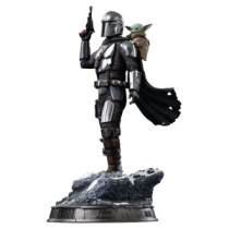 The Mandalorian & Grogu Art Scale Statue 1/10 The Mandalorian and Grogu 25 cm