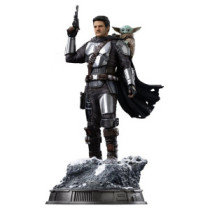 The Mandalorian & Grogu Art Scale Statue 1/10 The Mandalorian and Grogu 25 cm
