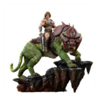 Masters of the Universe - He-Man and Battle Cat (Statue - 33 cm) - Iron Studios