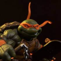 Teenage Mutant Ninja Turtles - Michelangelo Unleashed (Statue - 24 cm) - Iron Studios