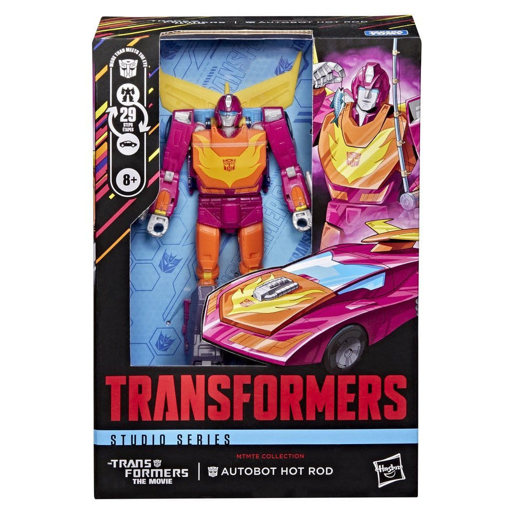 The Transformers: The Movie Studio Series Voyager Class Action Figure MTMTE Collection: Autobot Hot Rod 14 cm