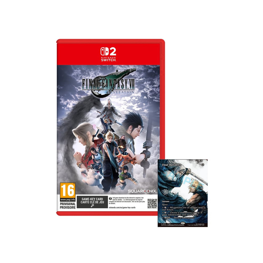 FINAL FANTASY VII: REVELATION + Exclusive Magic: The Gathering - FINAL FANTASY Promo Card - Game-key Card (Nintendo Switch 2)