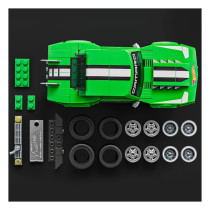 Mattel Brick Shop Hot Wheels Speed Series Building Set 1/32 Custom '68 Camaro