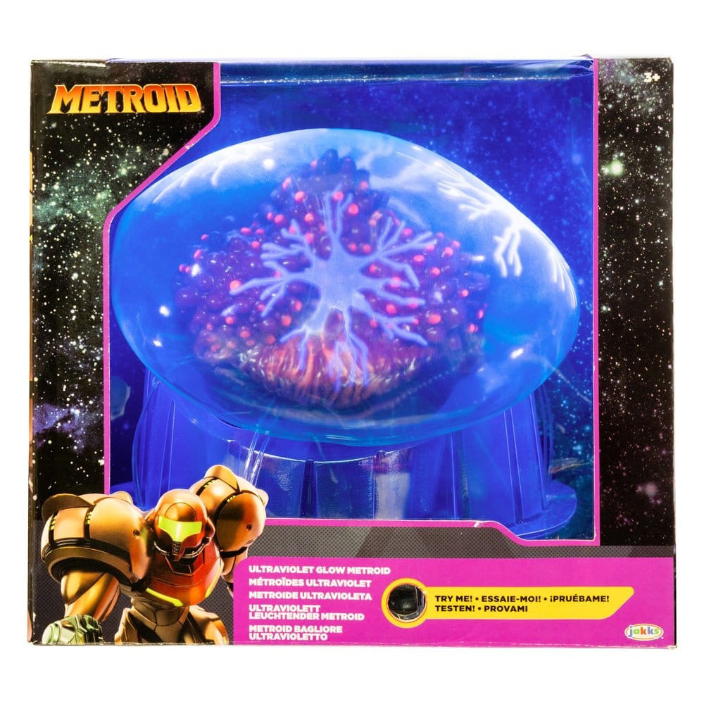 World of Nintendo Metroid Prime Actionfigure Metroid Ultraviolet Glow 15 cm