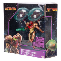 World of Nintendo Metroid Mini Figure 3-Pack Samus Bounty Hunter 6 cm