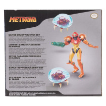 World of Nintendo Metroid Mini Figure 3-Pack Samus Bounty Hunter 6 cm