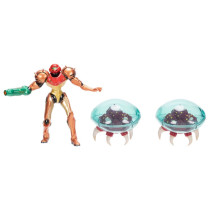 World of Nintendo Metroid Mini Figure 3-Pack Samus Bounty Hunter 6 cm