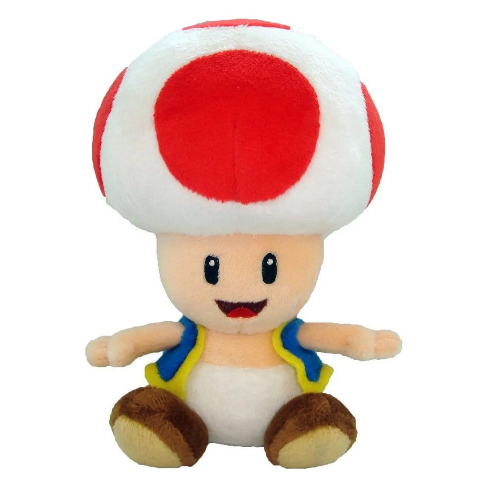 Super Mario Plush Figure Toad 17 cm
