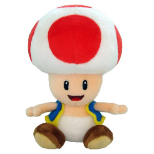 Super Mario Plush Figure Toad 17 cm