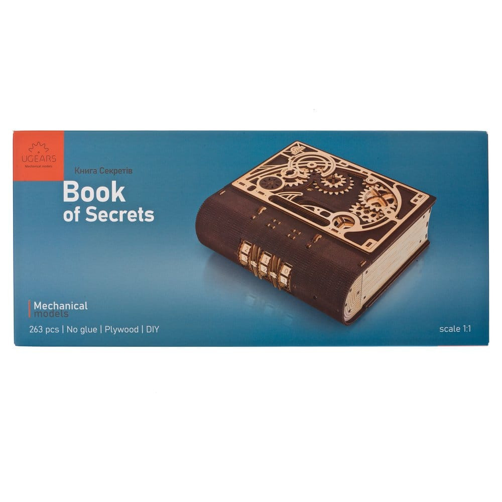 Ugears Wooden Model Kit Book of Secrets