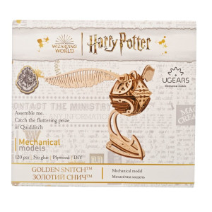 Harry Potter Wooden Model Kit Golden Snitch