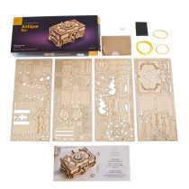 Ugears Wooden Model Kit Antique Box