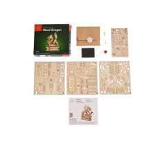 Ugears Wooden Model Kit Wood Dragon