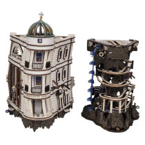 Harry Potter Wooden Model Kit Gringotts Bank Marble Run